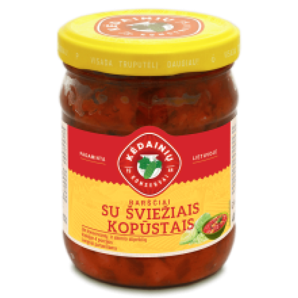 Kedainiu Konservai - Bortsch with Fresh Cabbage 500ml