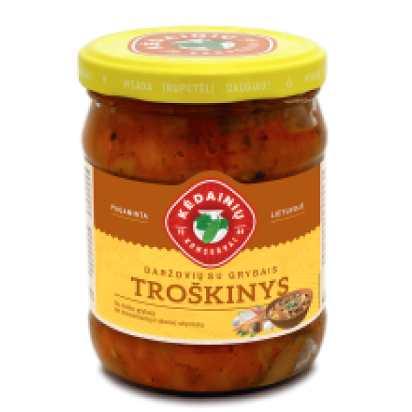 Kedainiu Konservai - Vegetable Stew with Mushrooms 480g