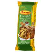 Boromir - Sponge-Cake with Walnuts Cream and Cacao / Cozonac Crema de Nuca si Cacao 400g