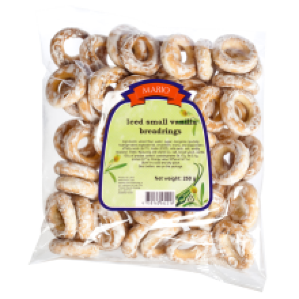 Mario - Glazed Wheat Bagels with Vanilla 250g