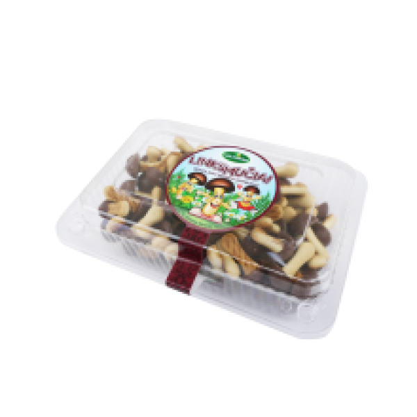 Linksmuciai - Dark Mushrooms Biscuits 250g