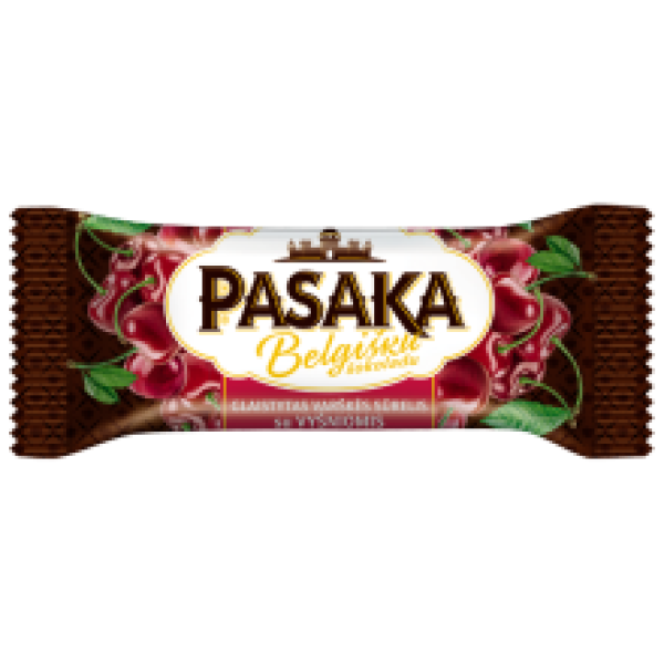 Pasaka - Glazed Curd Cheese Bar with Cherries and Belgian Chocolate 40g