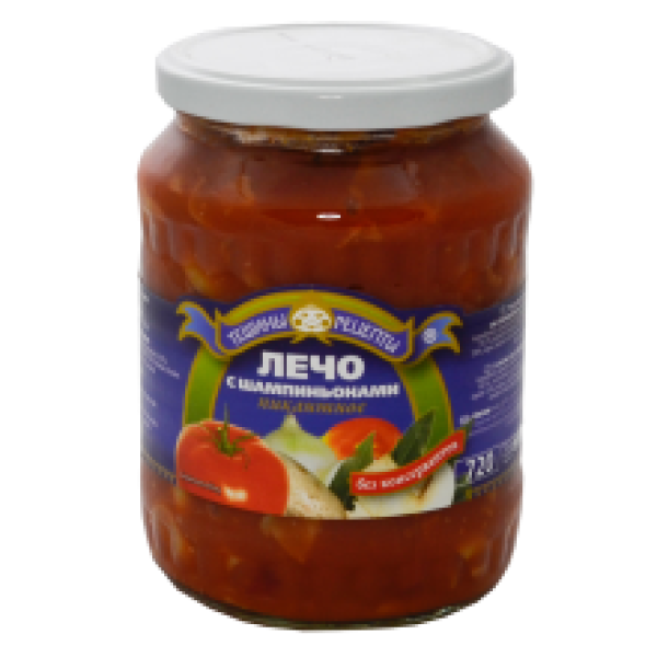 Teshchiny Recepty - Letcho Salad with Champignons 720ml