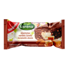 Varenos Pienelis - Caramel Flavour Glazed Curd Cheese Bar 40g
