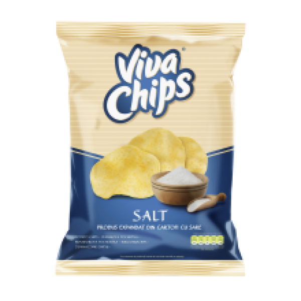 Viva - Salted Crisps / Viva Chips Sare 100g