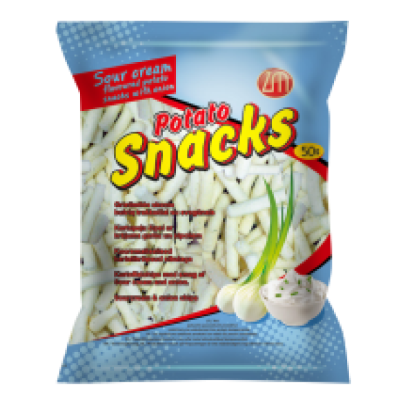 ZM - Sour Cream & Onion Flavour Potato Chips 50g